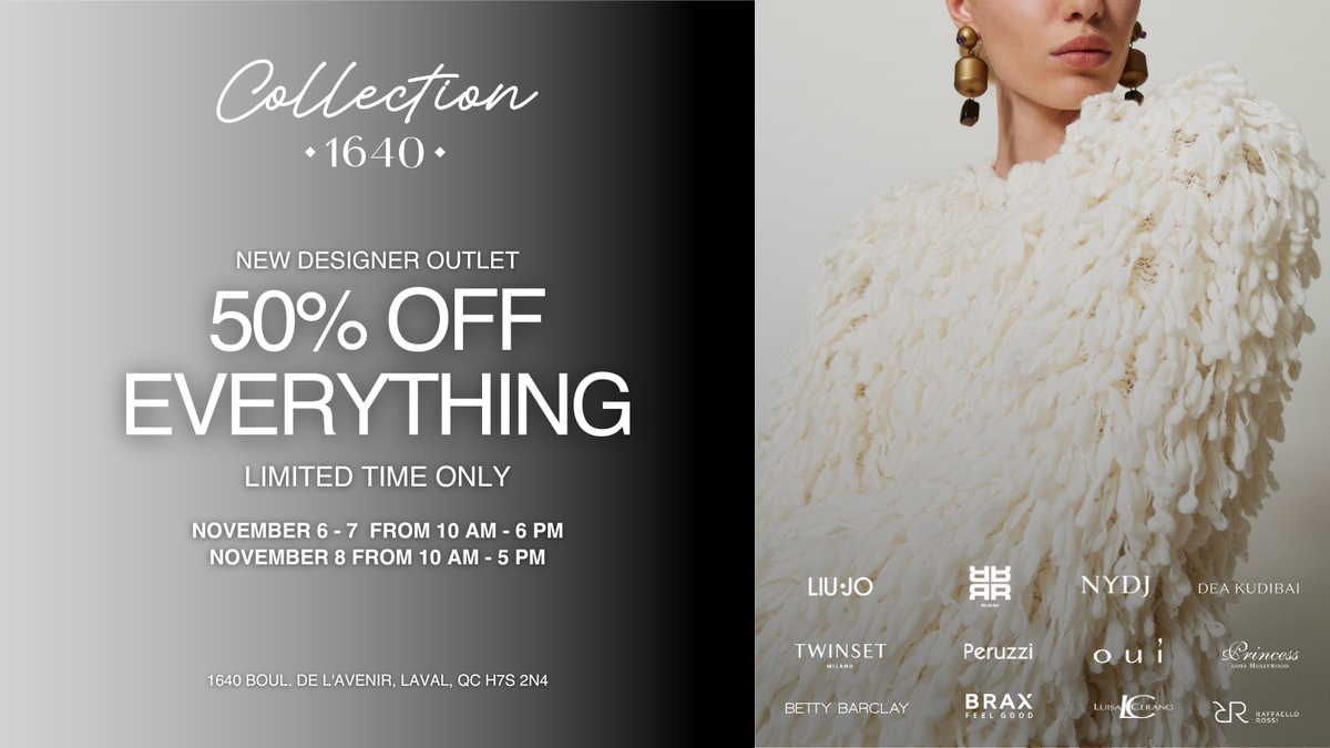 Nov 6–8 • 50% Off