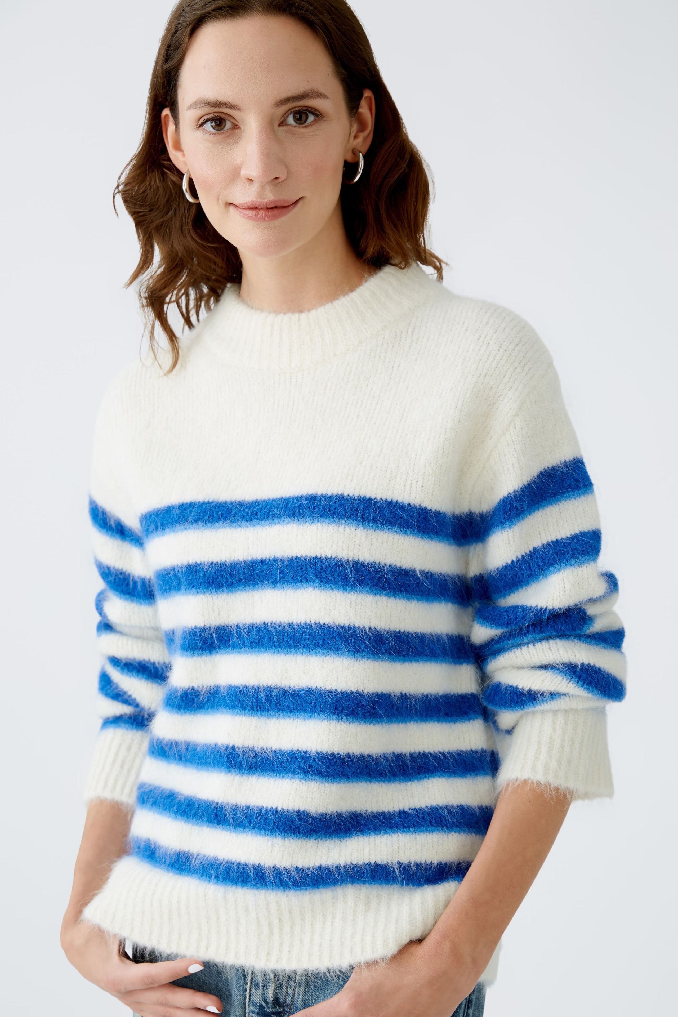 Pull Oui - bleu cassé