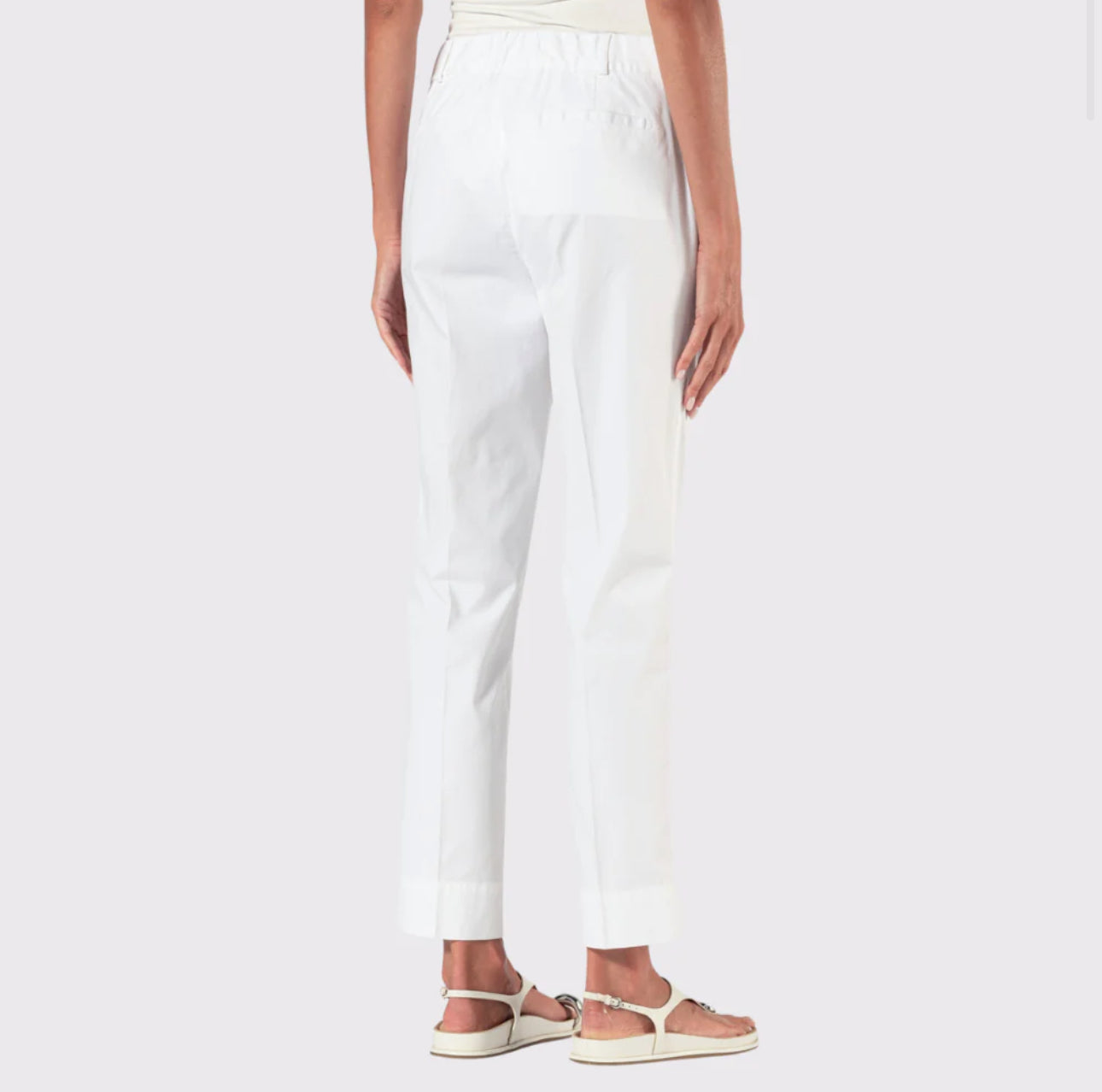 Tonet Garment Wide Pants - White