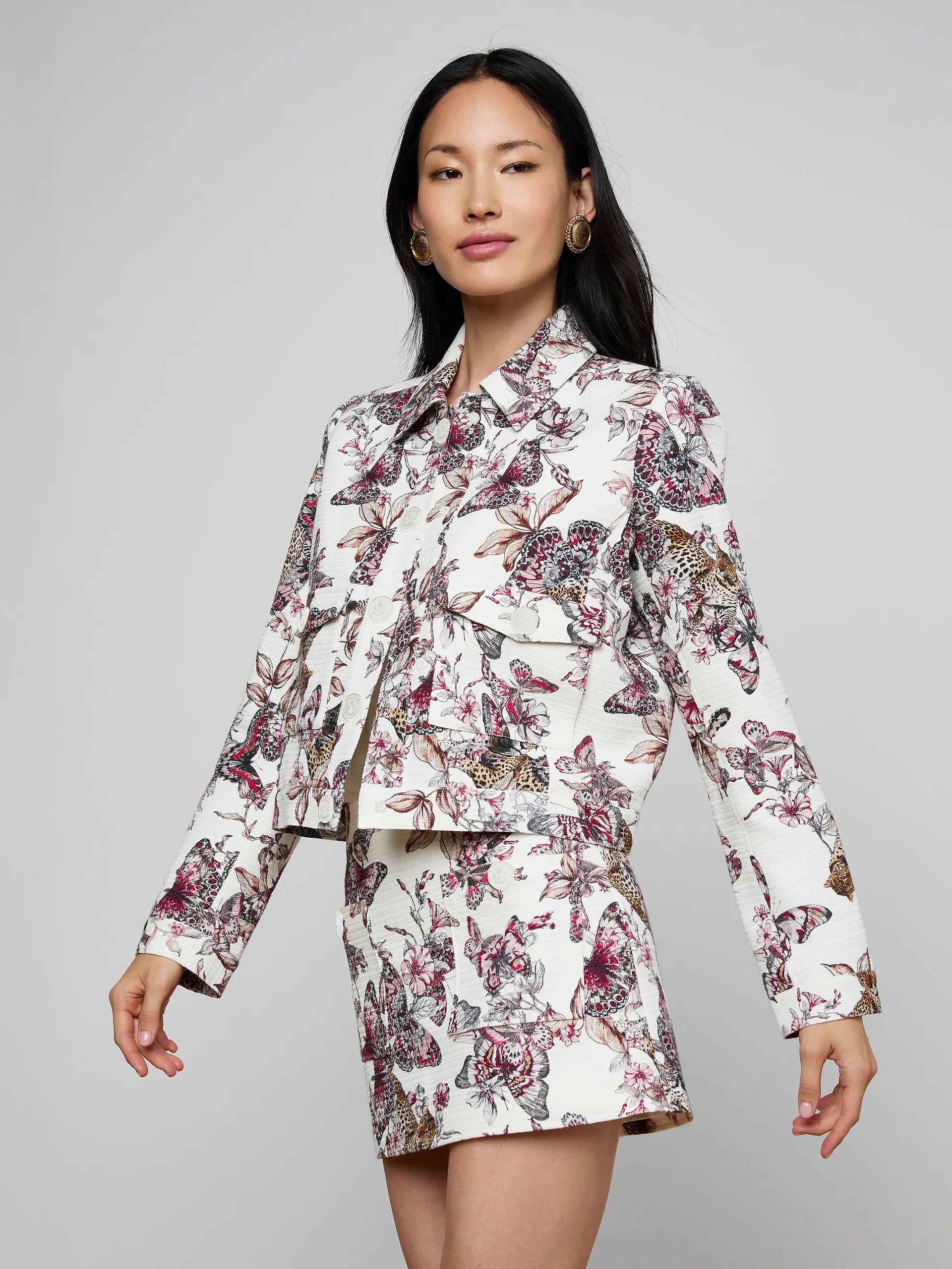 L'Agence Nyx Cropped Jacket
