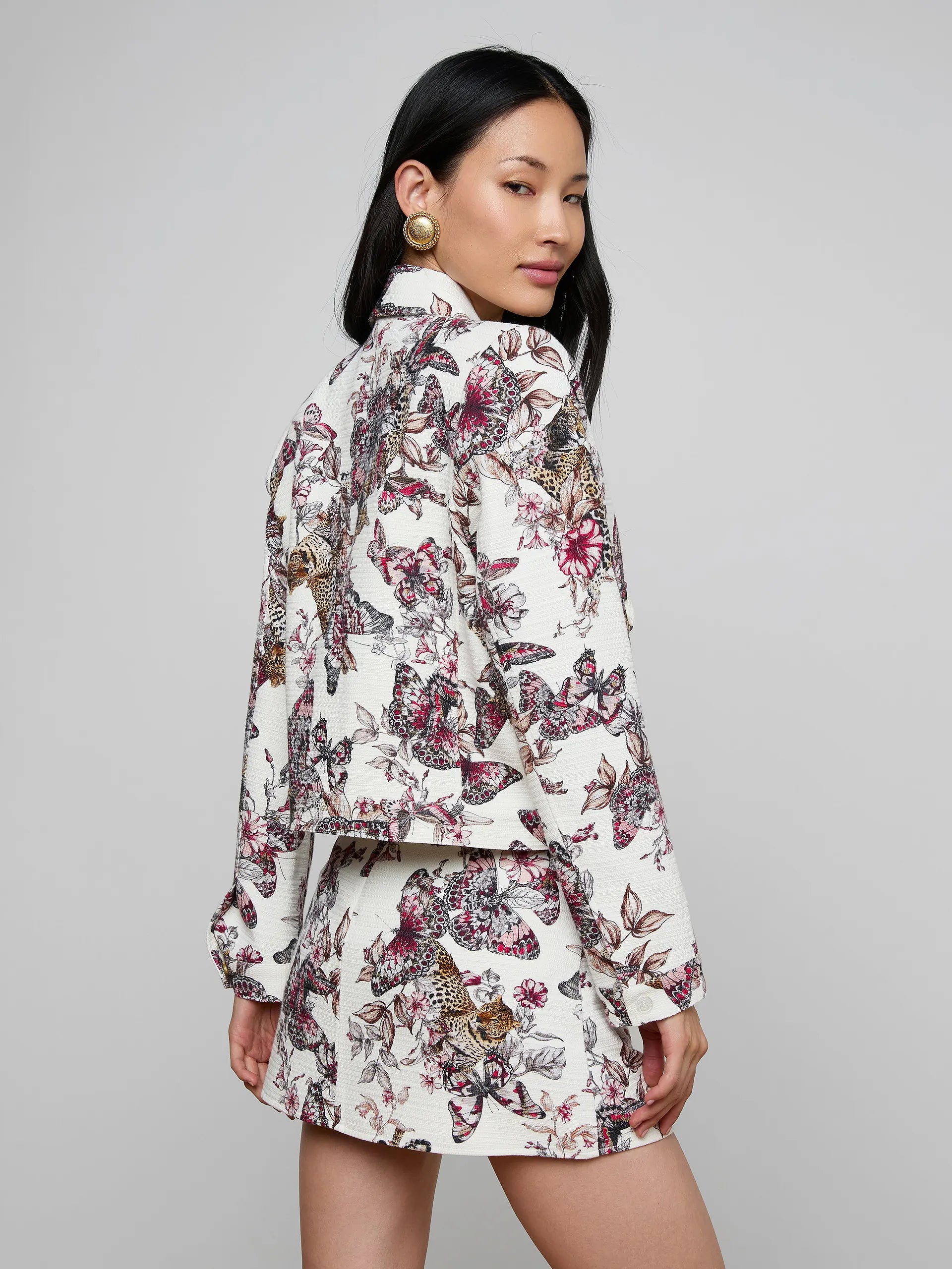 L'Agence Nyx Cropped Jacket