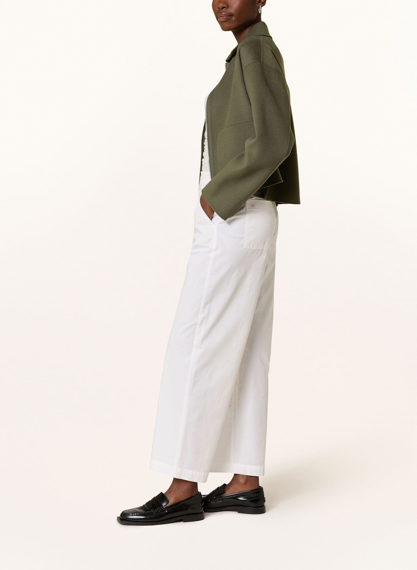 Raffaello Rossi Yuki Cotton Pant White