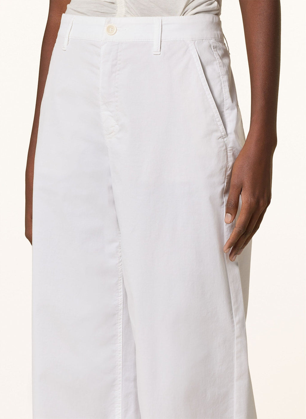 Raffaello Rossi Yuki Cotton Pant White