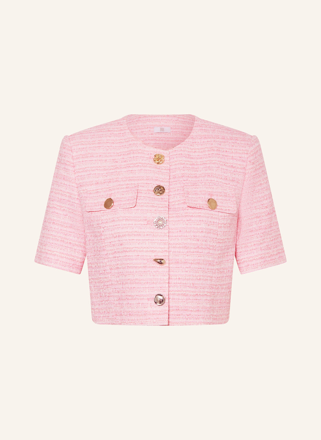 Veste Riani en tweed à manches courtes