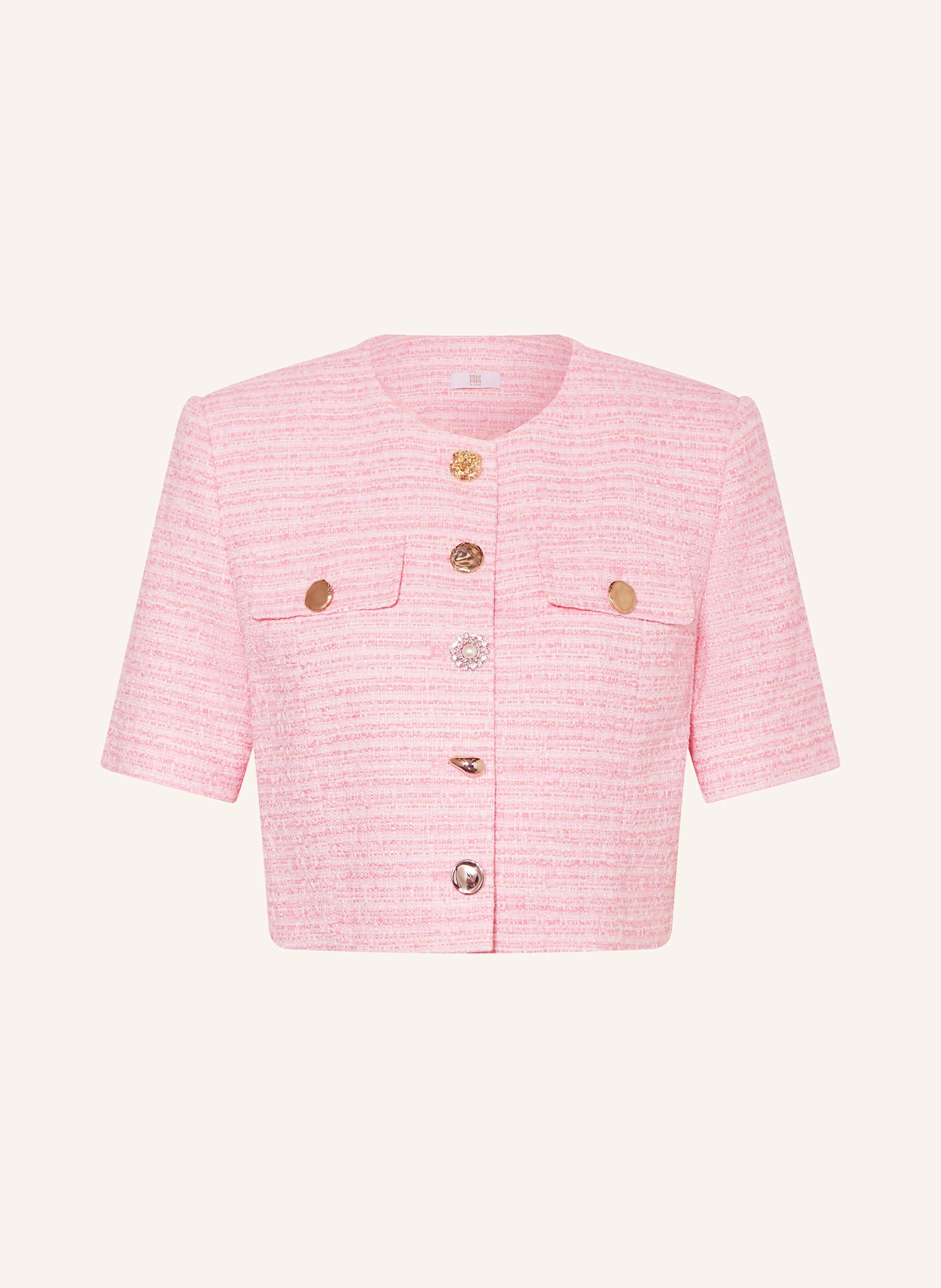 Riani Tweed Short Sleeve Blazer