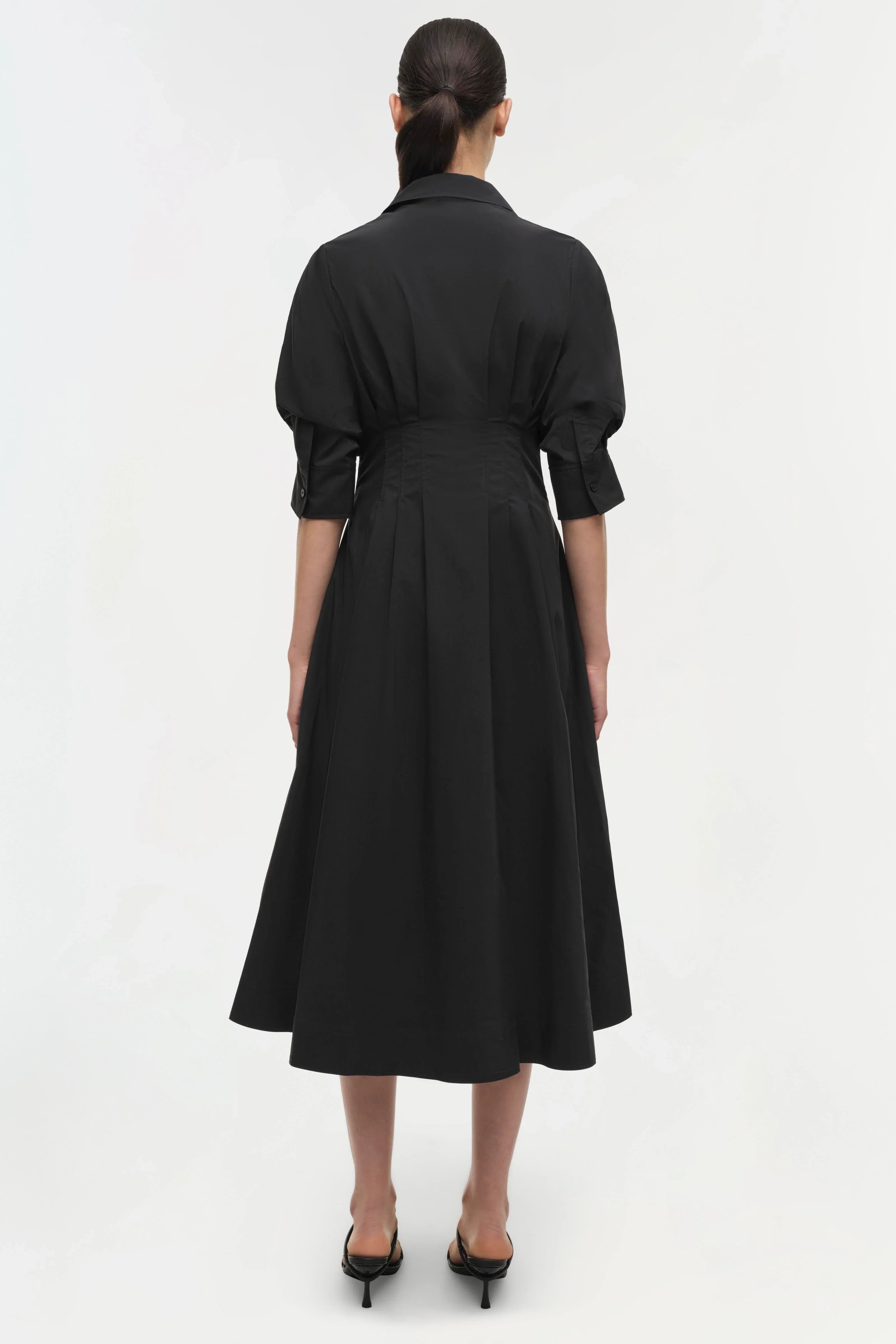 Simkhai Jazz Pintuck Midi Dress