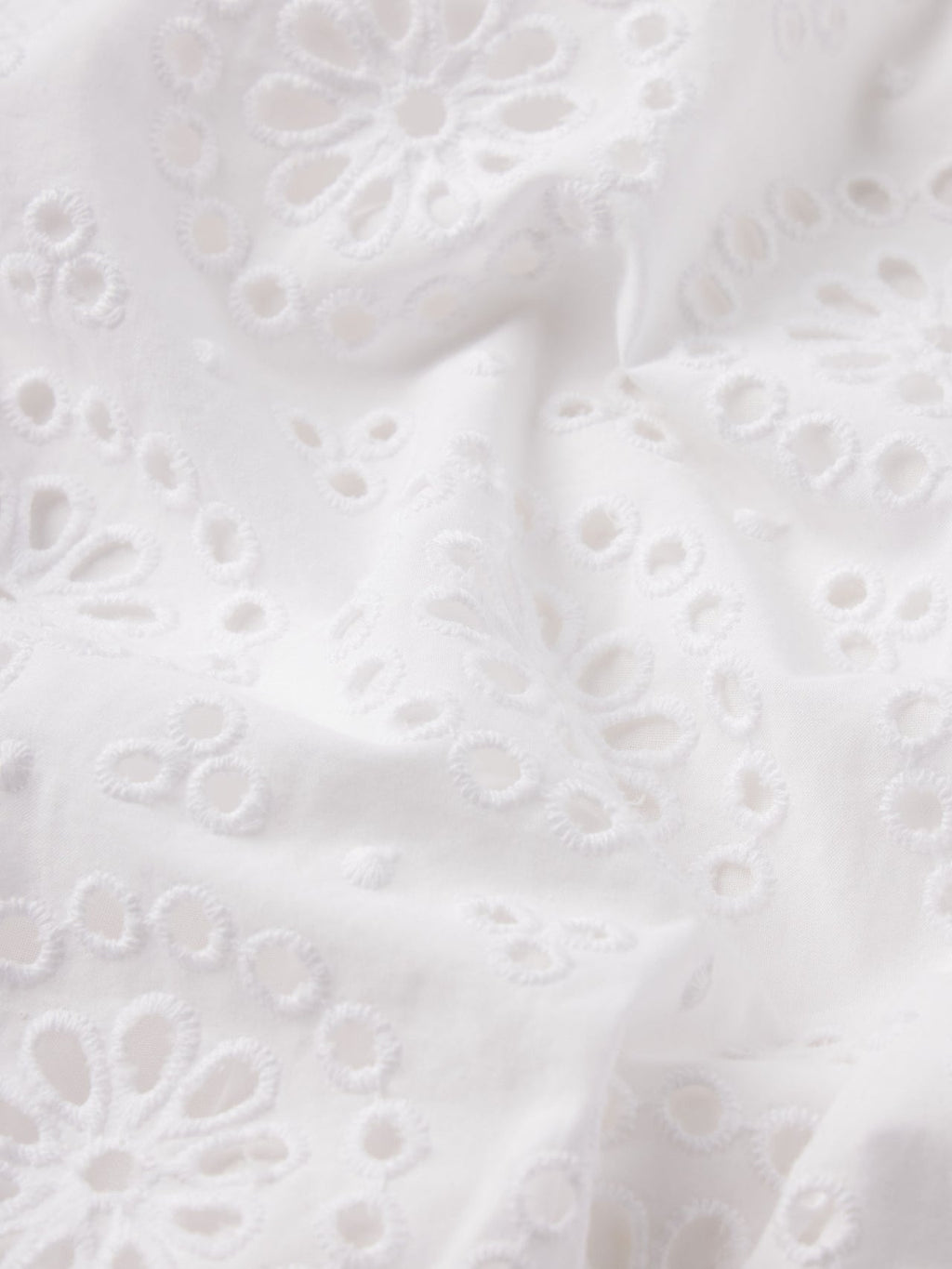 Frame The Solstice Eyelet Blouse White