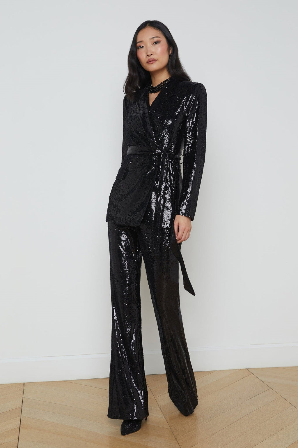 Blazer ceinturé à enrouler de l'Agence Jordana