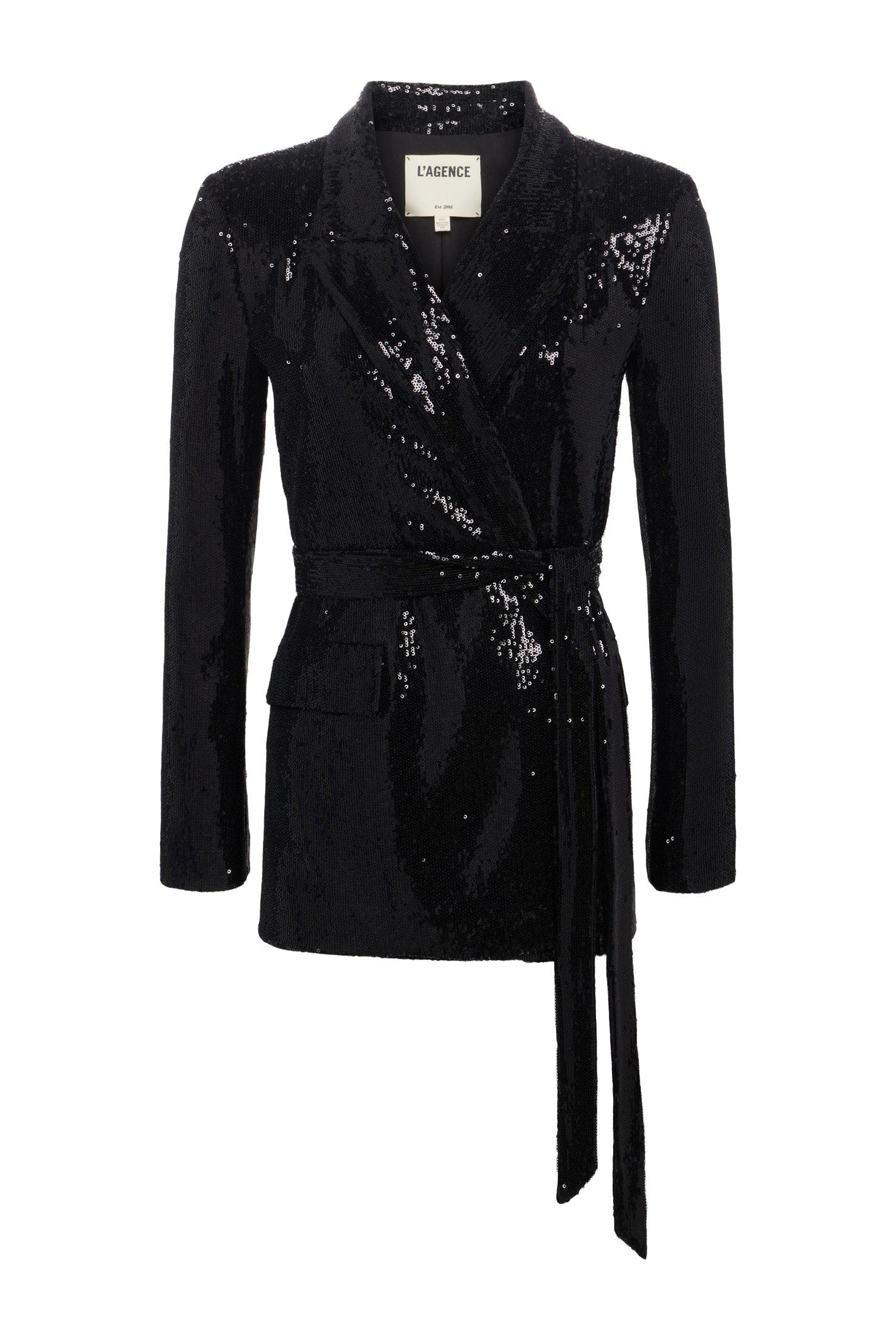 Blazer ceinturé à enrouler de l'Agence Jordana