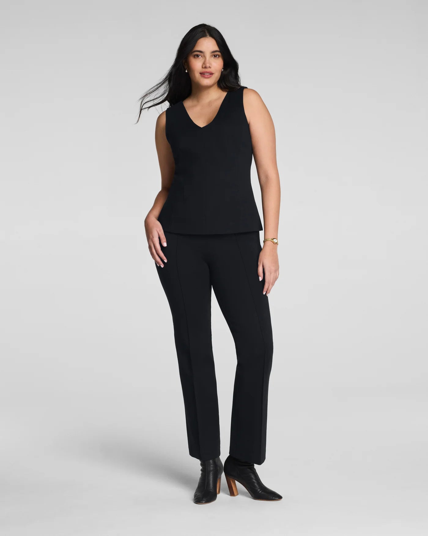 Pantalon évasé à pli nervuré en ponte PerfectFit SuperSmooth Spanx
