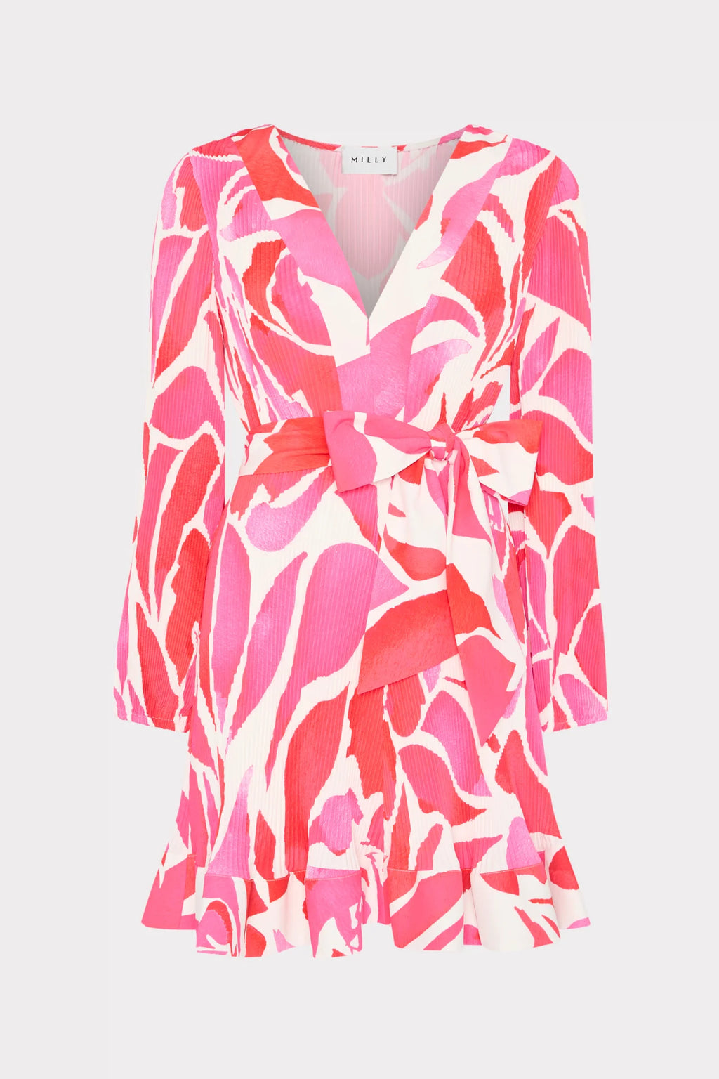 Milly Liv Dream Rose Pleated Dress