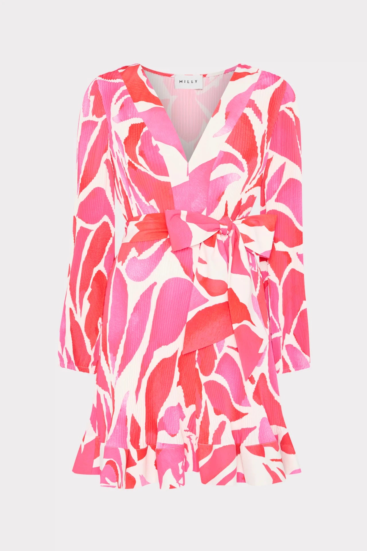 Milly Liv Dream Rose Pleated Dress