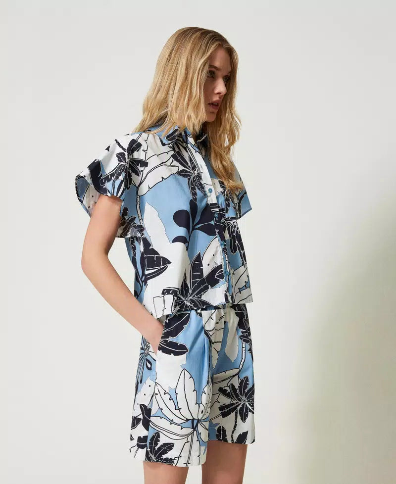Short imprimé en popeline Twinset