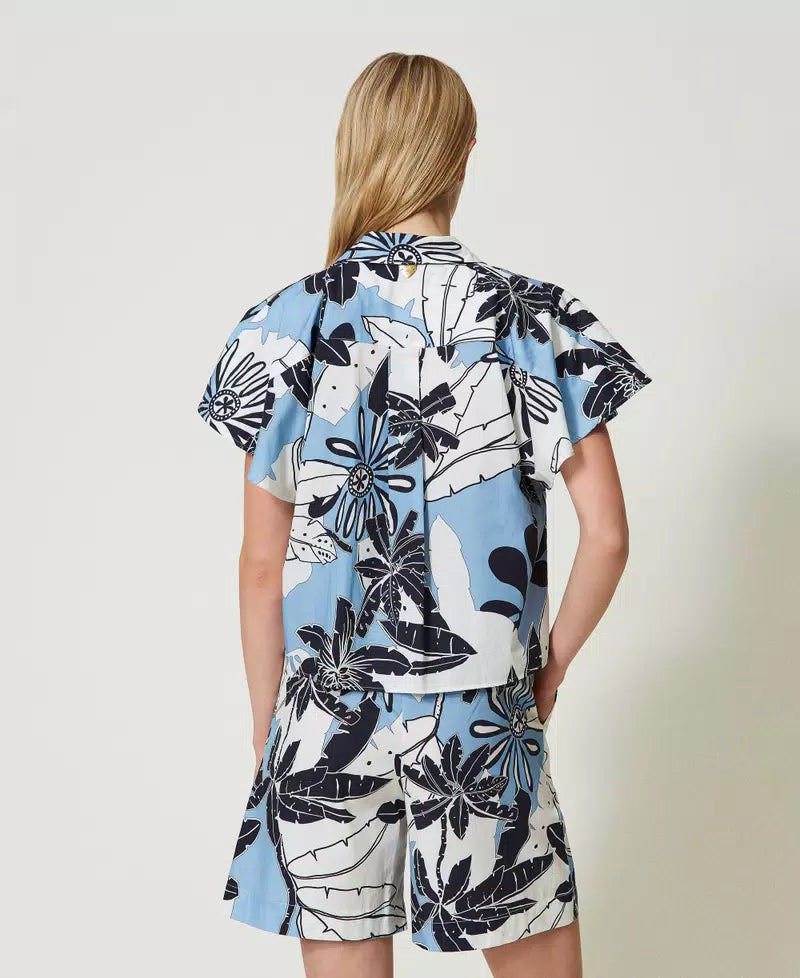 Short imprimé en popeline Twinset