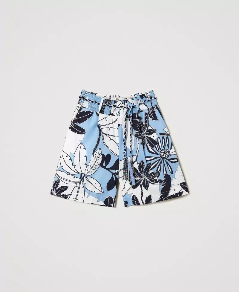 Short imprimé en popeline Twinset