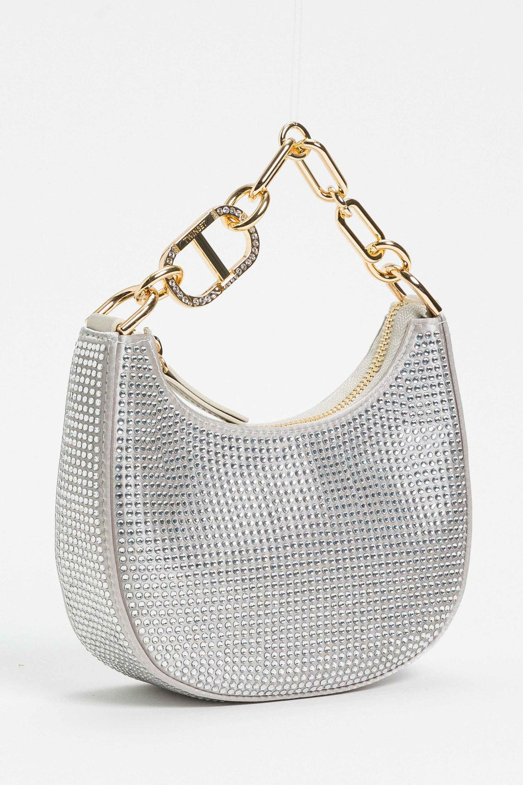 Sac de soirée Twinset « Mini Croissant » avec T ovale