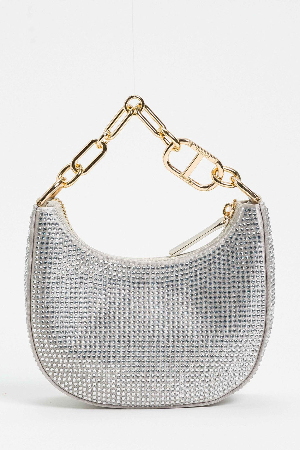 Sac de soirée Twinset « Mini Croissant » avec T ovale