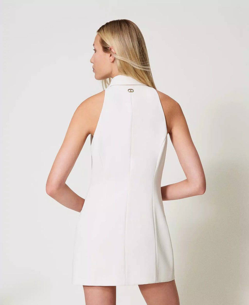 Tunique Twinset en crêpe fluide avec boutons