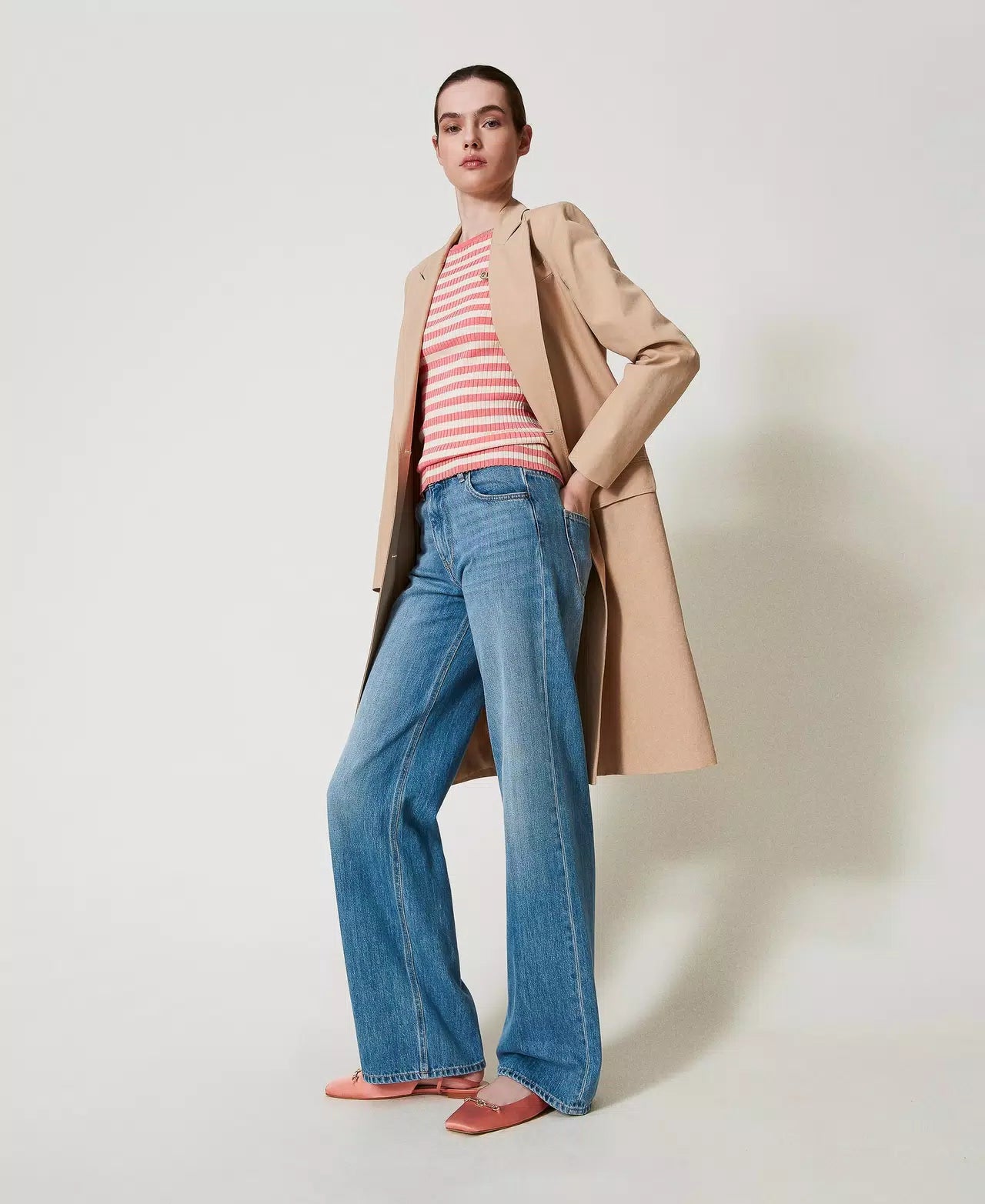 Twinset Jean droit cinq poches