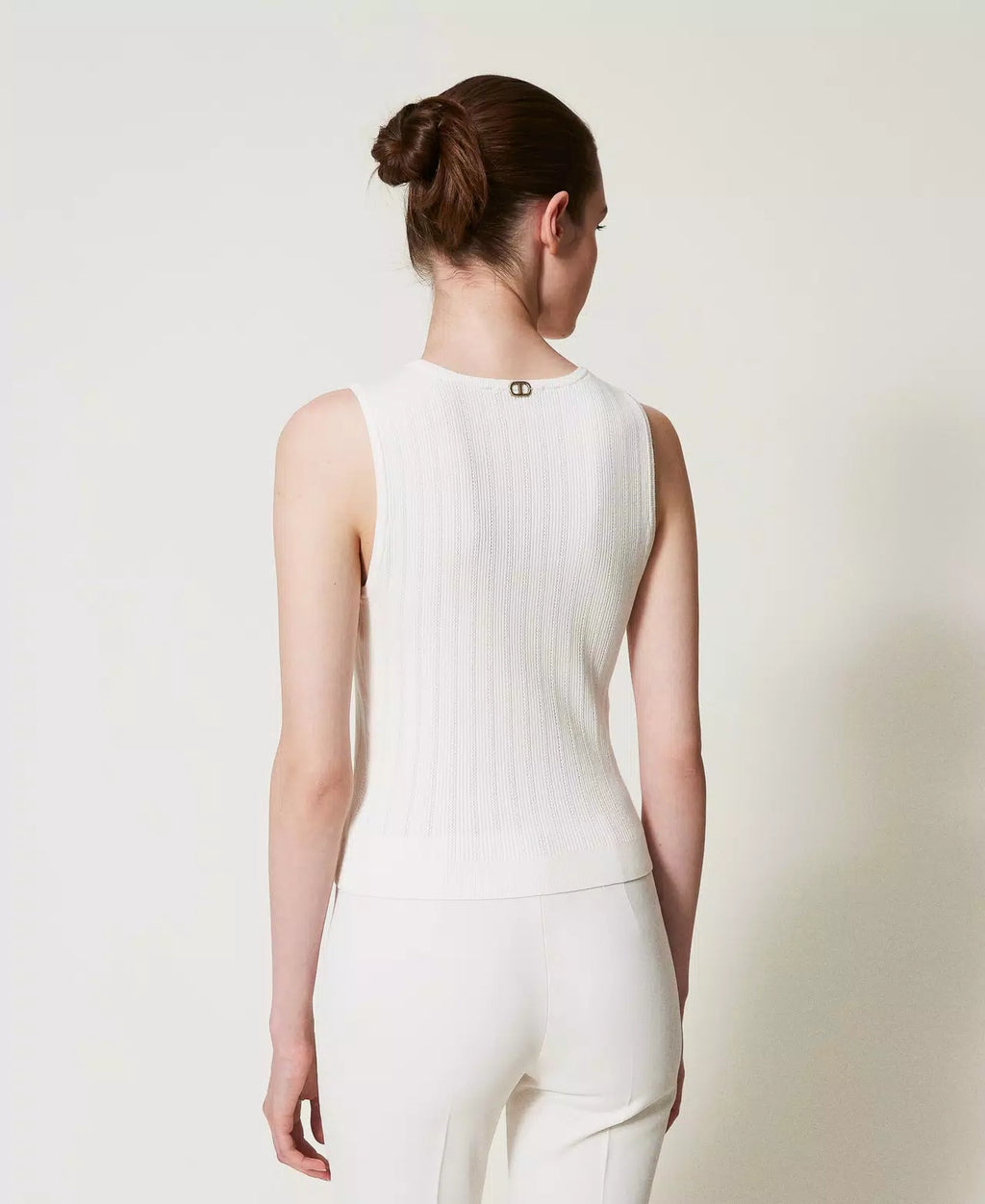 Twinset Knit top with decorative buttons