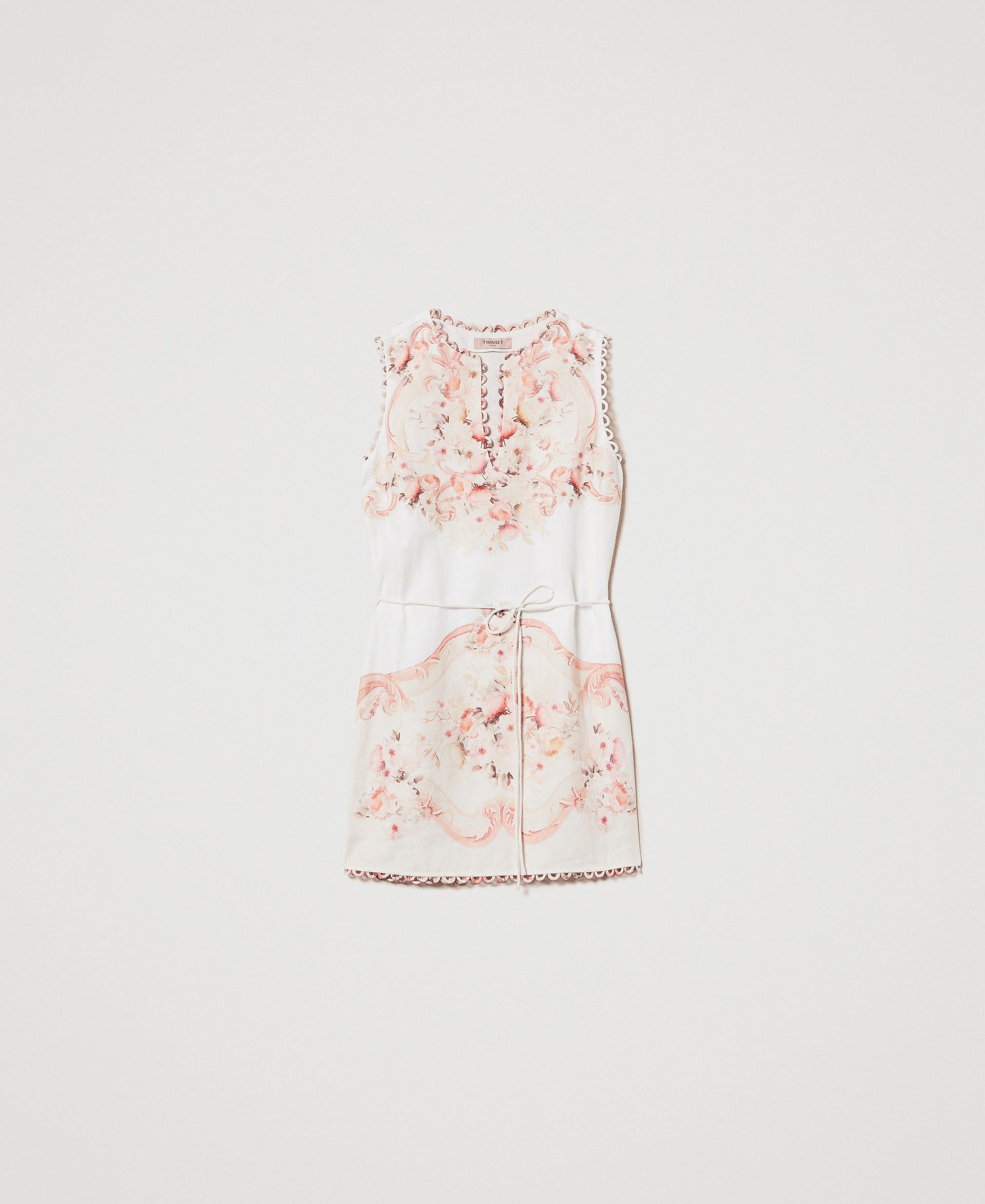 Twinset Short Linen Dress