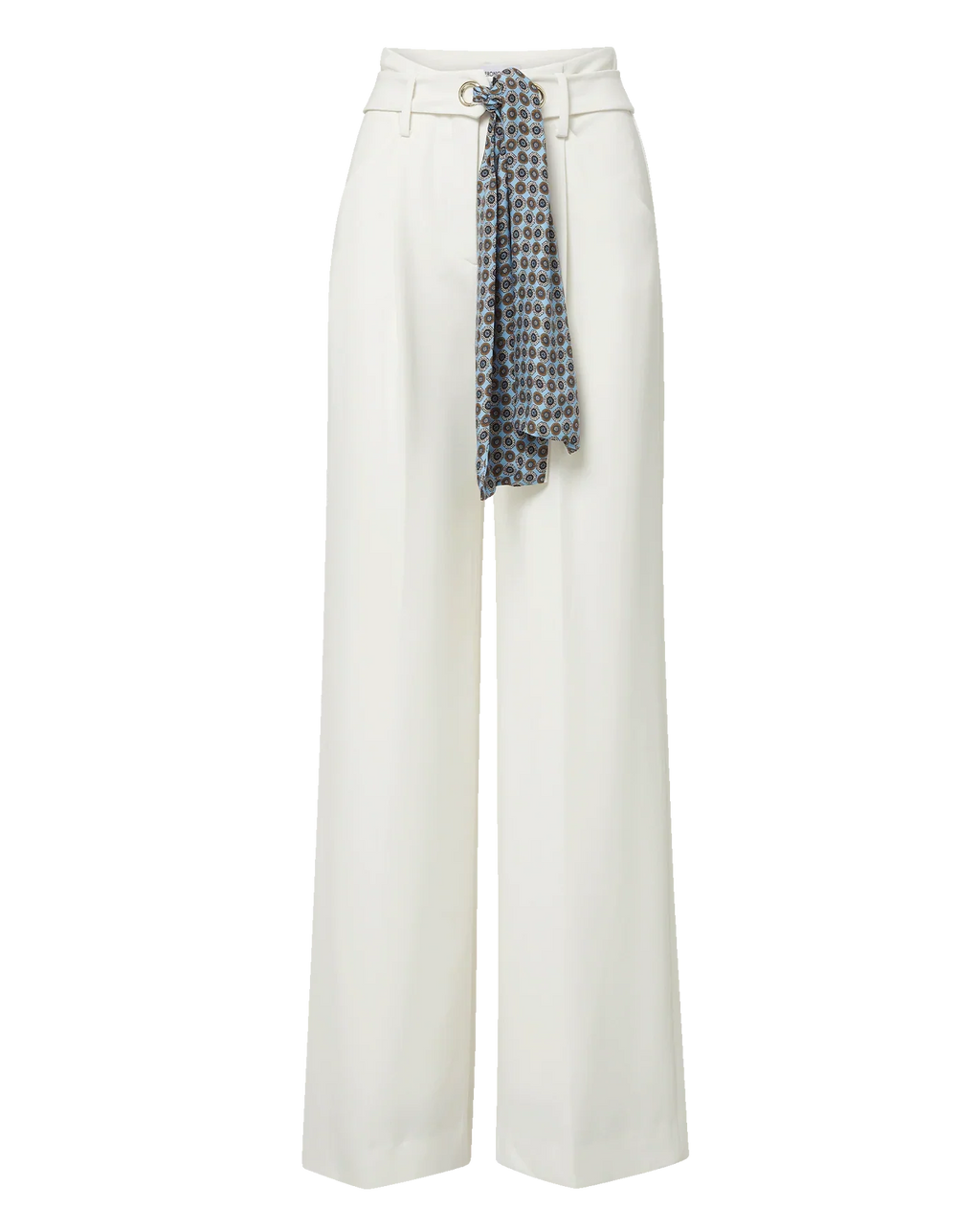 Veronica Beard Tai Belted Wide-Leg Pant