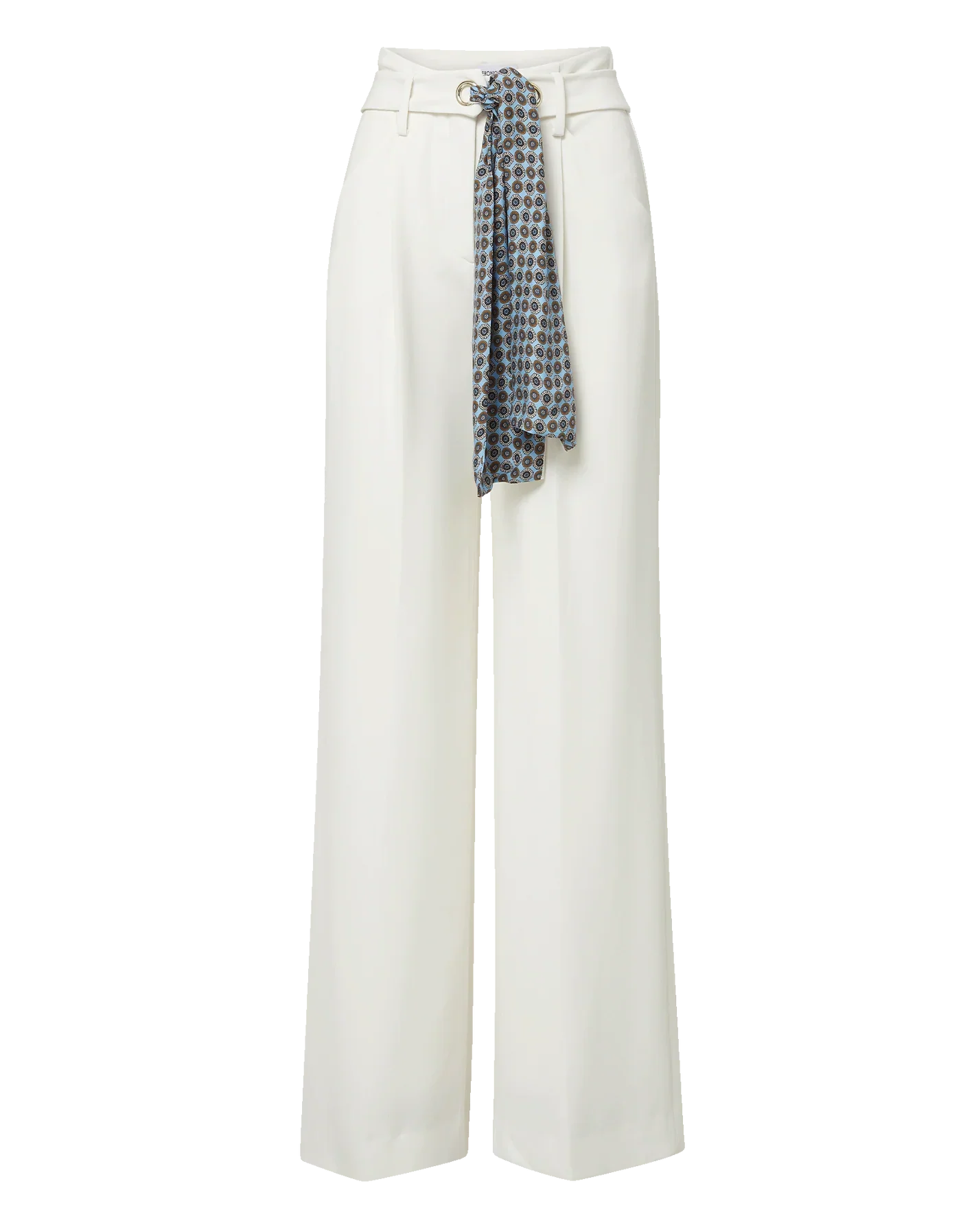 Veronica Beard Tai Belted Wide-Leg Pant