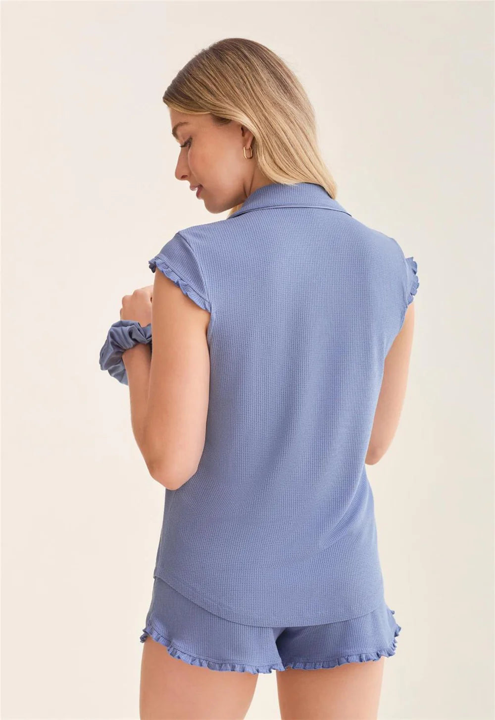 Fleur't Shortie Pj Set with scrunchie