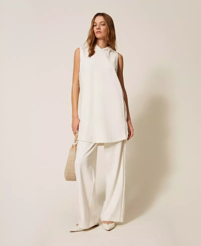 Twinset Recycled Crepe de Chine Trousers