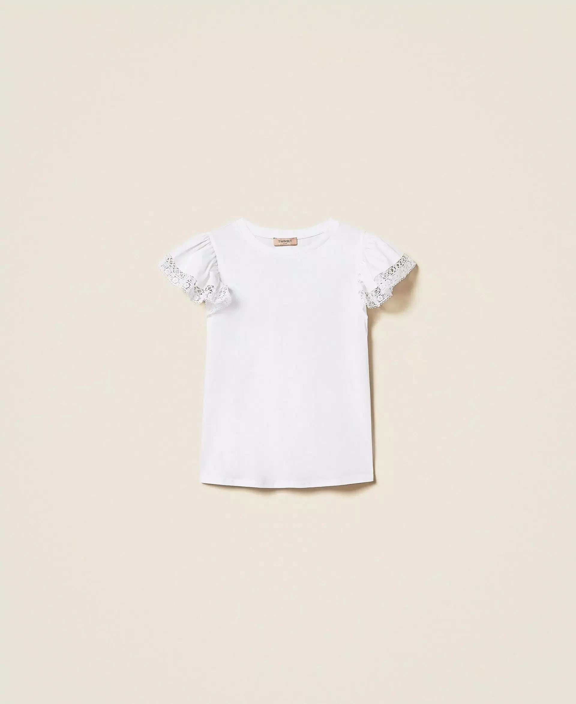 Twinset Regular Fit T-shirt With Lace