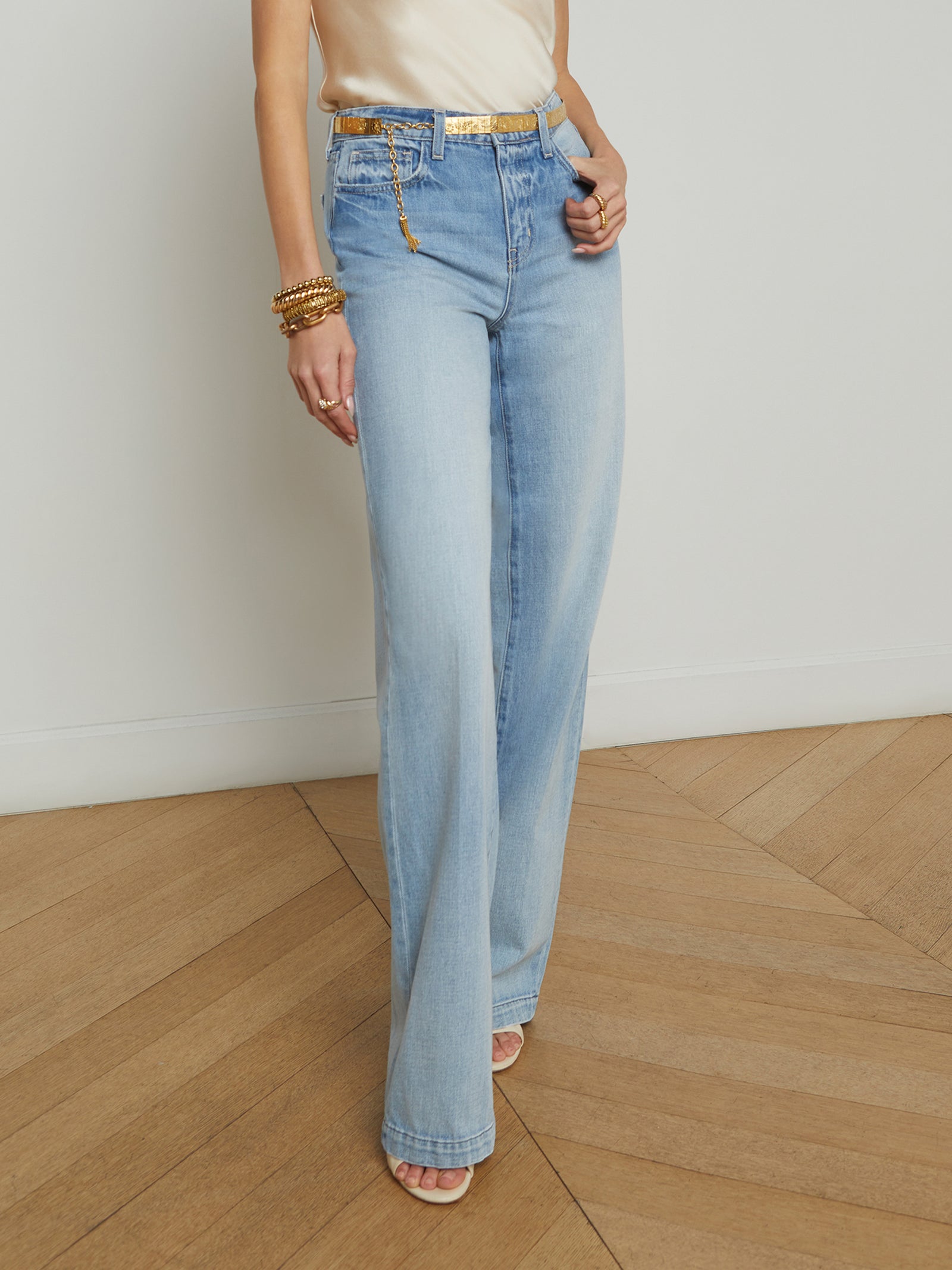 L'Agence Clayton Wide-Leg Jean