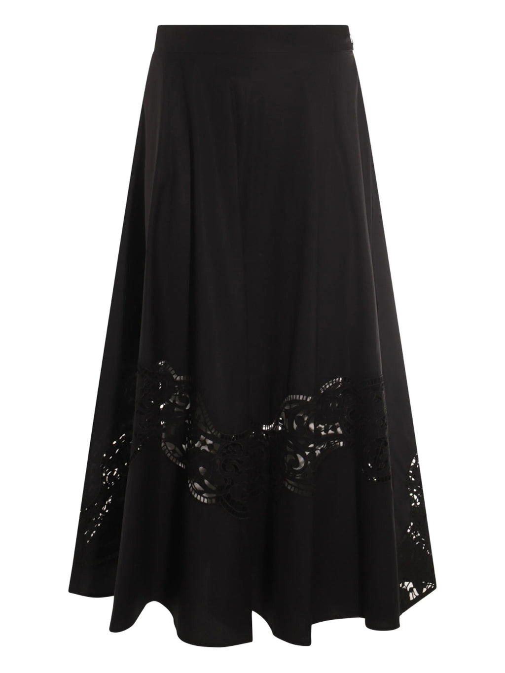Jupe Longue Twinset En Popeline Broderie Anglaise