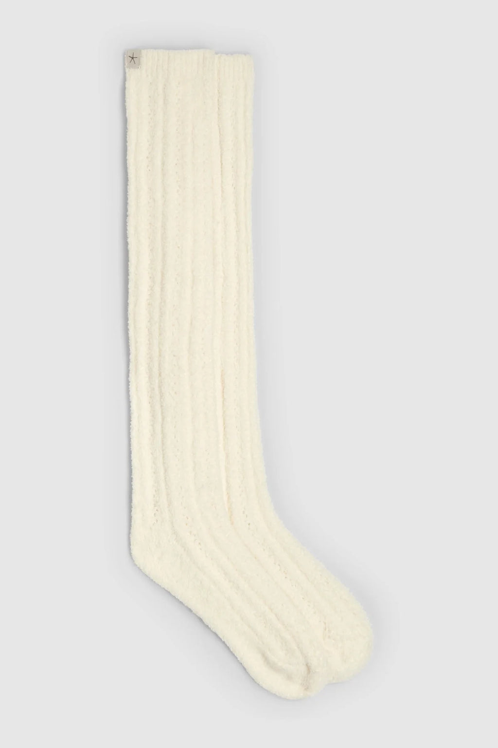 Barefoot Dreams Women's Cozychic Pointelle Knee High Socks - Pearl