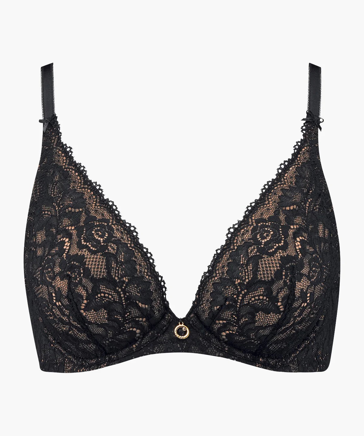 Aubade Underwired triangle bra Black