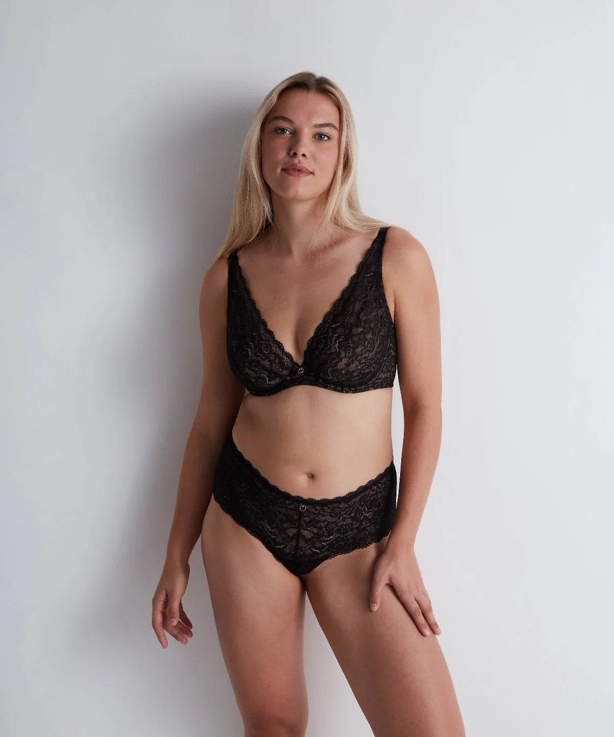 Aubade Underwired triangle bra Black