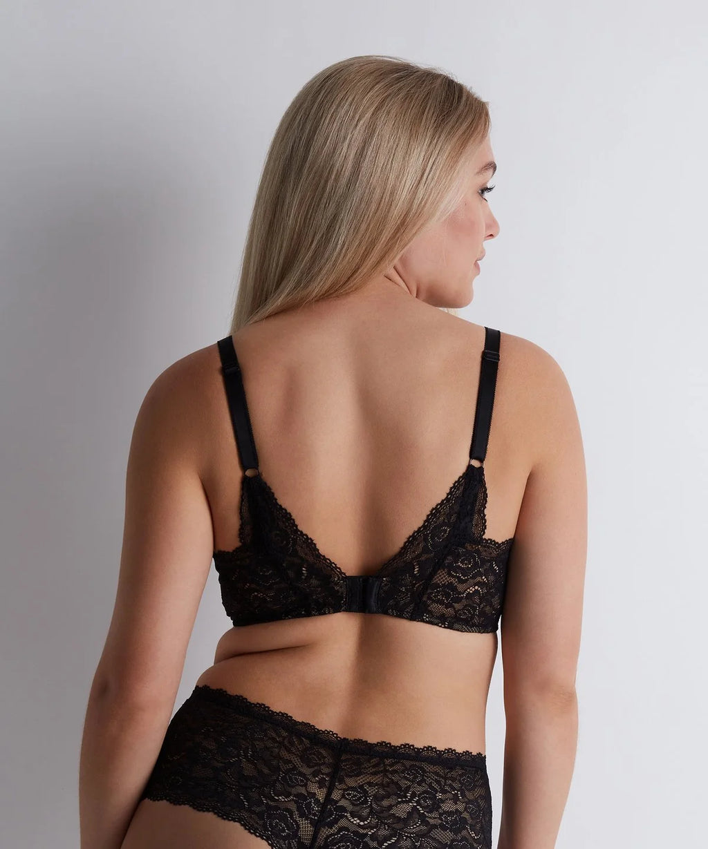 Aubade Underwired triangle bra Black