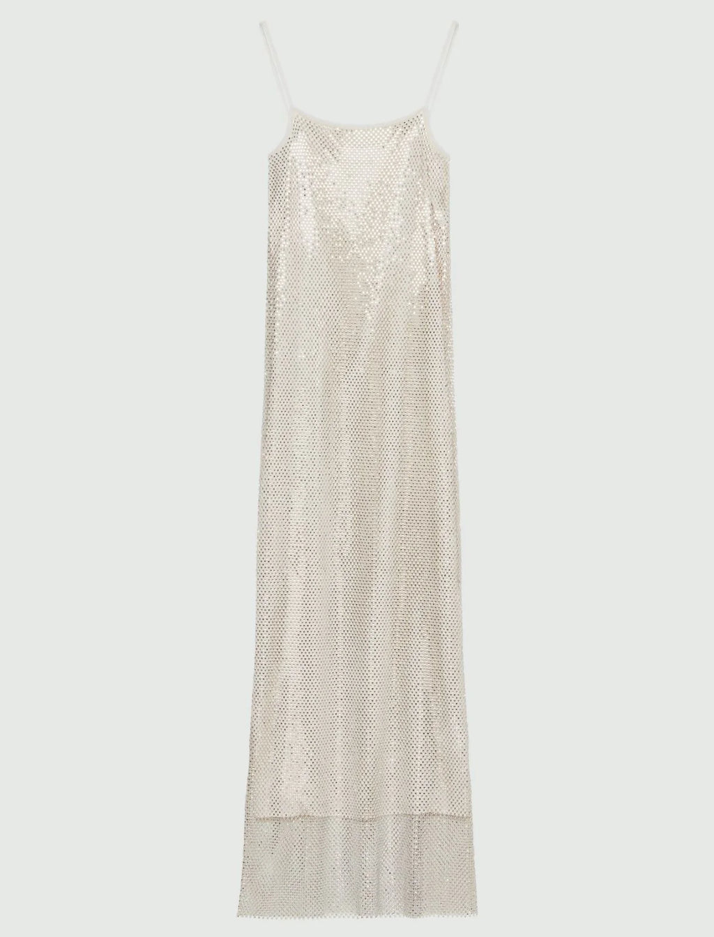 Marella Fish Net Rhinestone Slip Dress
