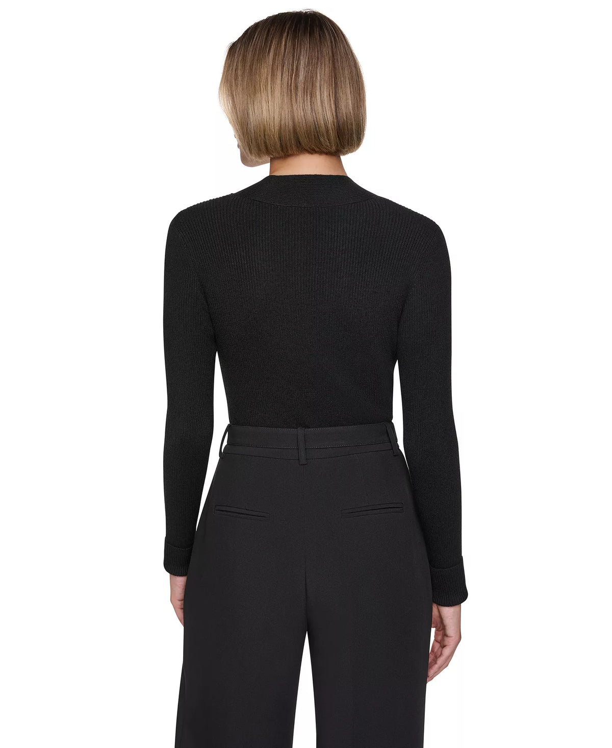Sonia Rykiel Women’s Tie-Front Long-Sleeve Sweater - Black