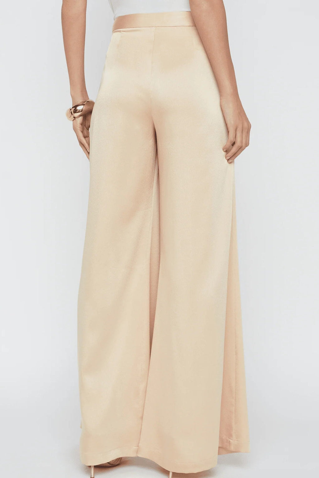 L'Agence Aubrie Mid-Rise Wide-Leg Pants