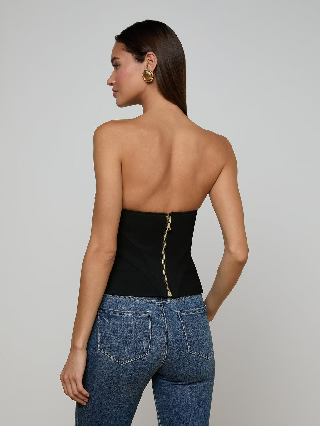 L'Agence Anna Bustier Corset Top