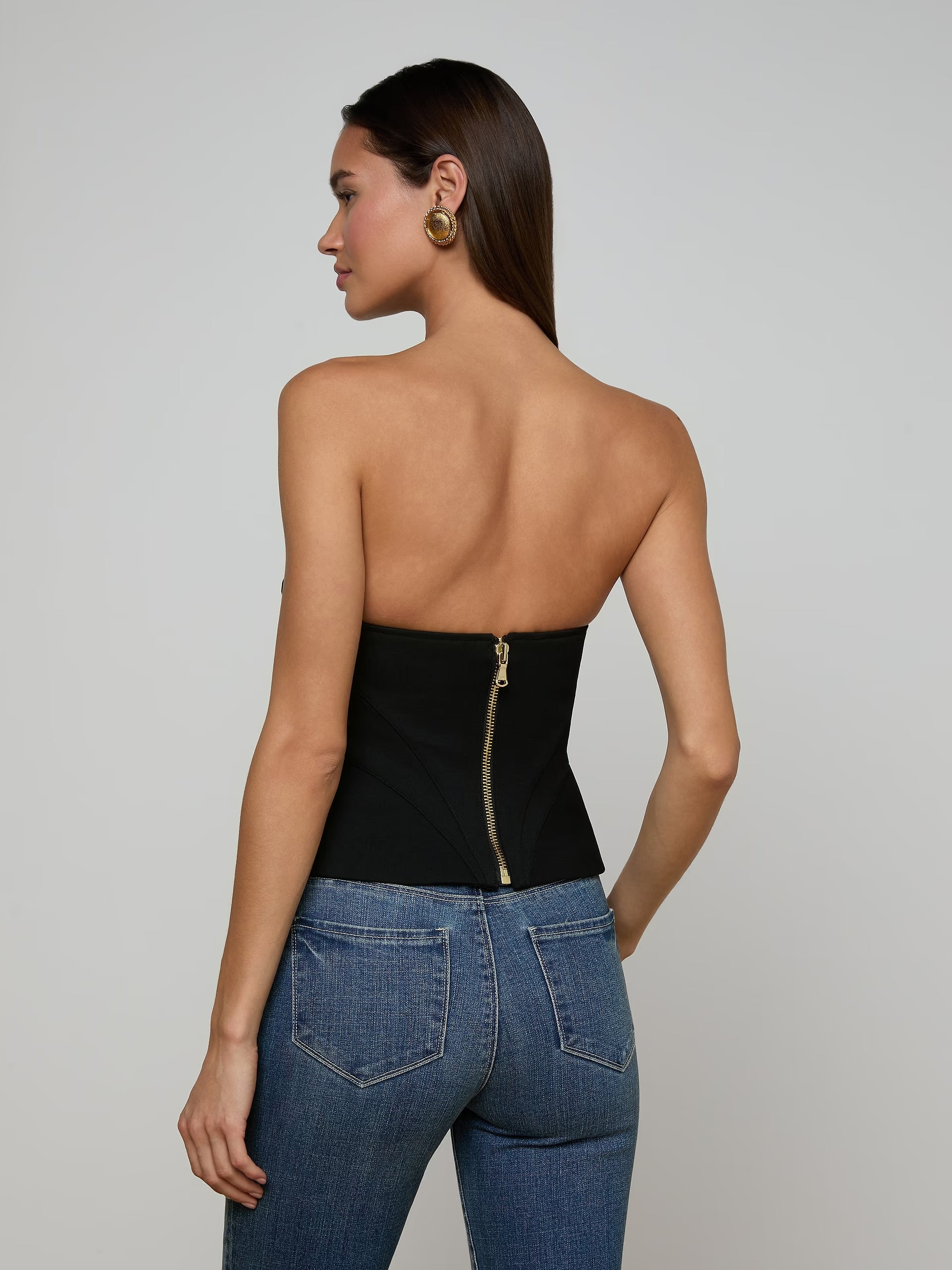 L'Agence Anna Bustier Corset Top