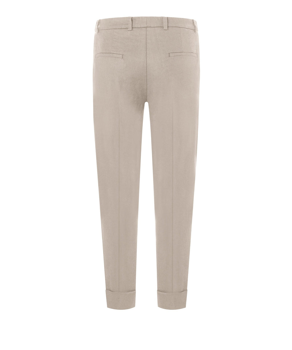 Cambio Krystal Linen Pant Flat White