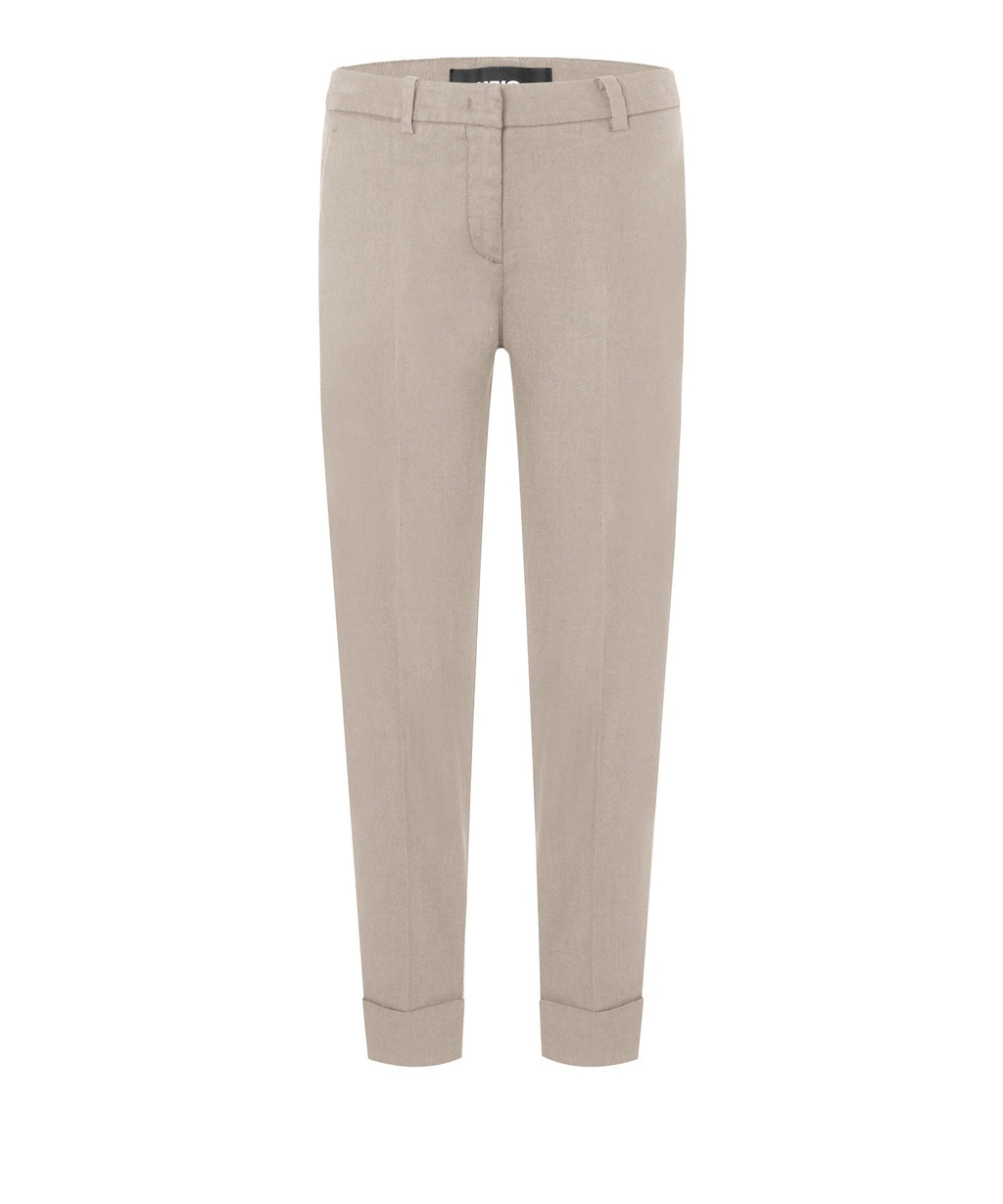 Cambio Krystal Linen Pant Flat White