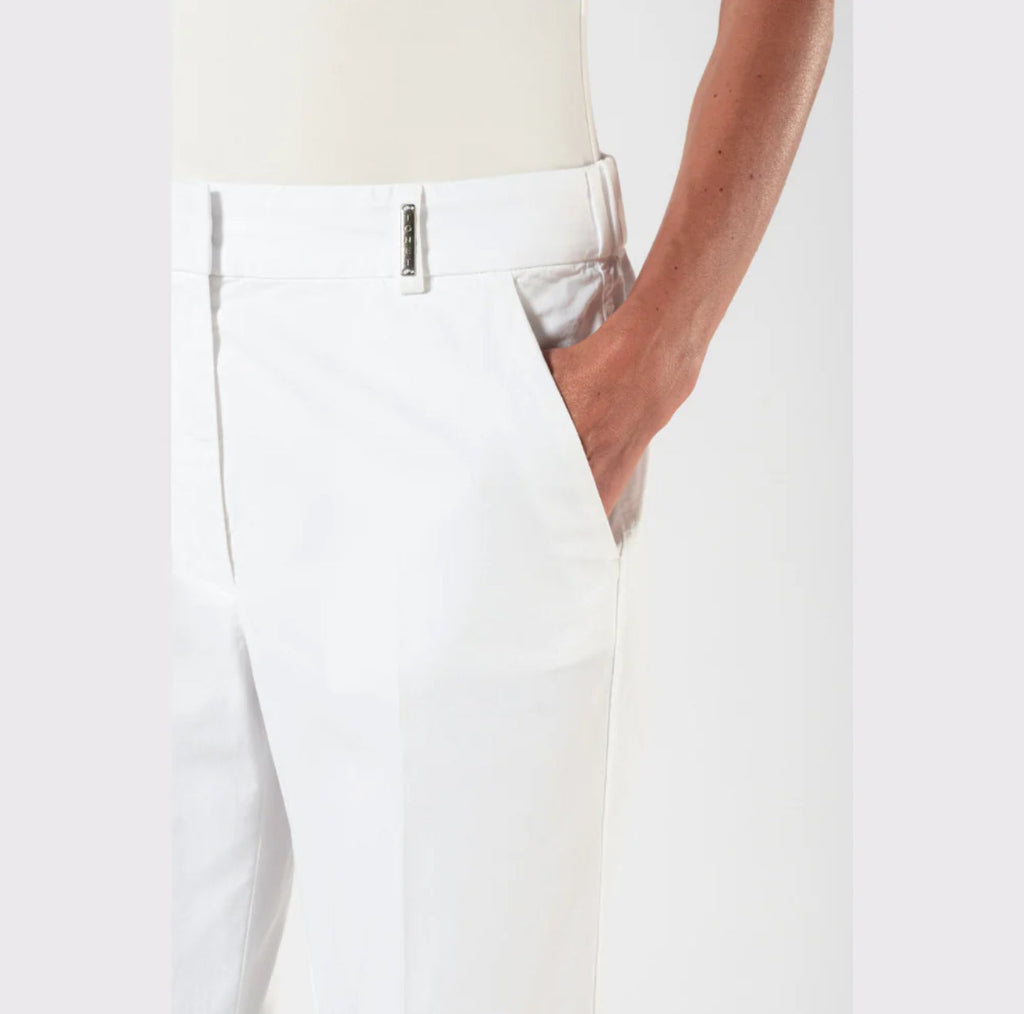 Tonet Garment Wide Pants - White