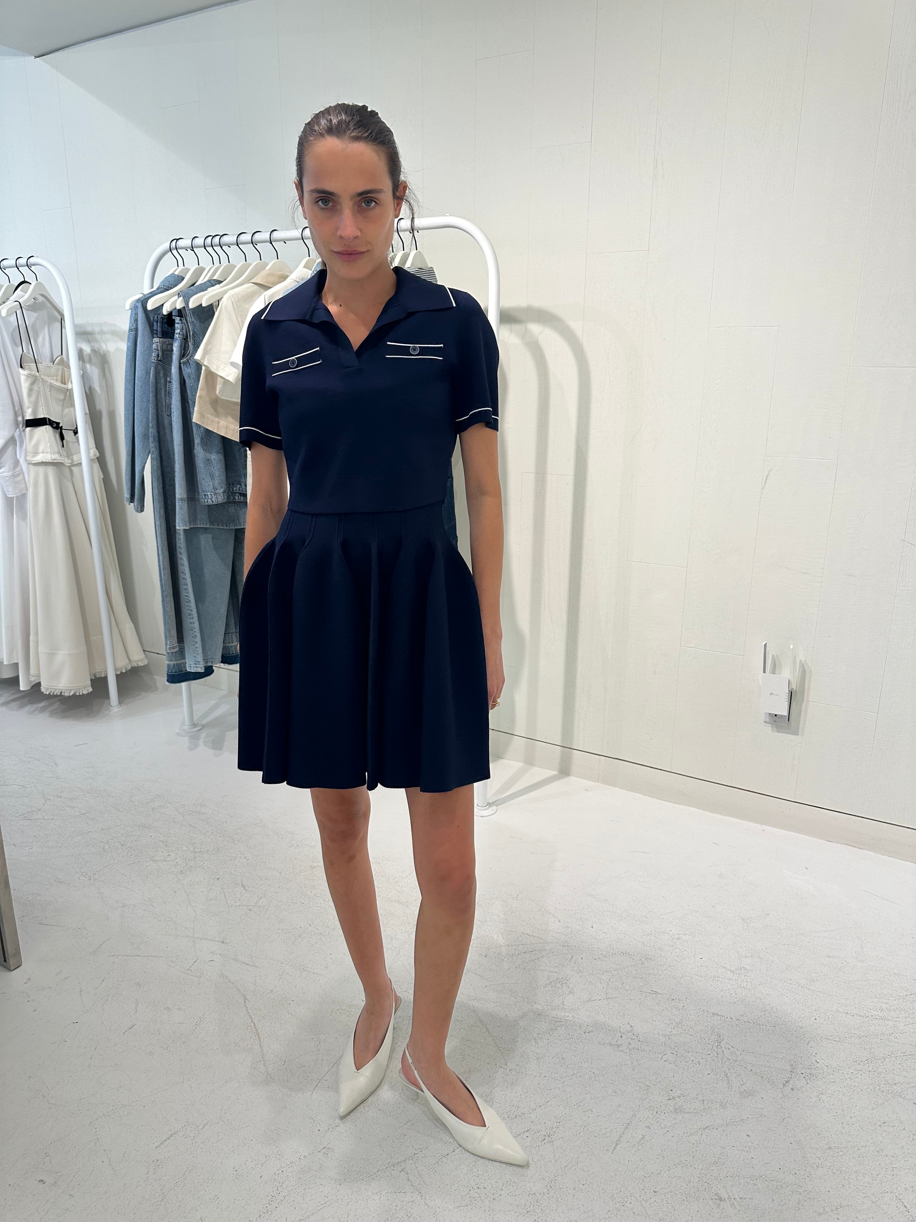 Simkhai Margaret Knit Polo