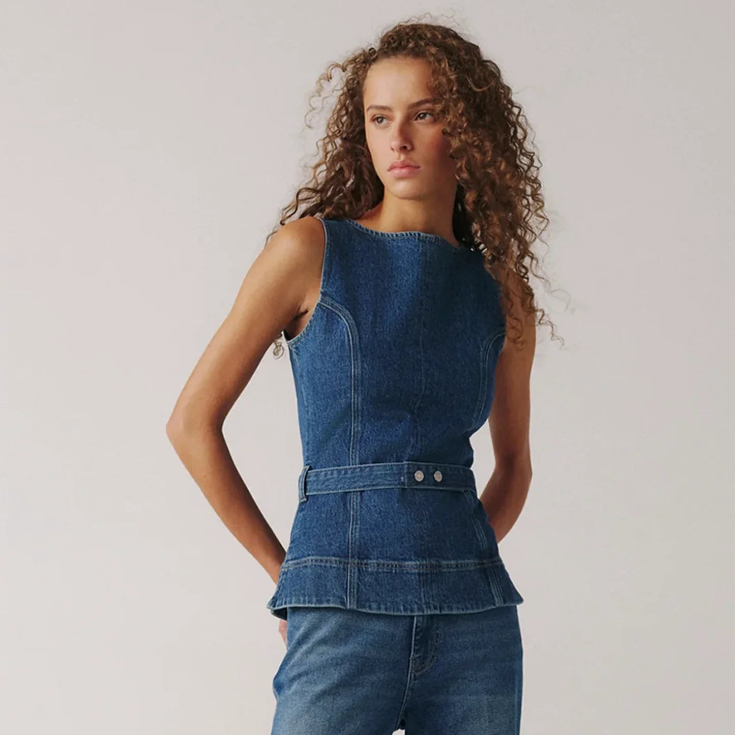 Warp + Weft LGA Chemise en jean