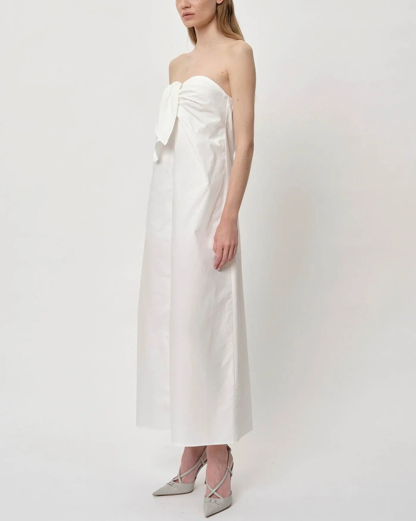 Herskind Chantelle Dress Midi Strapless Dress Black