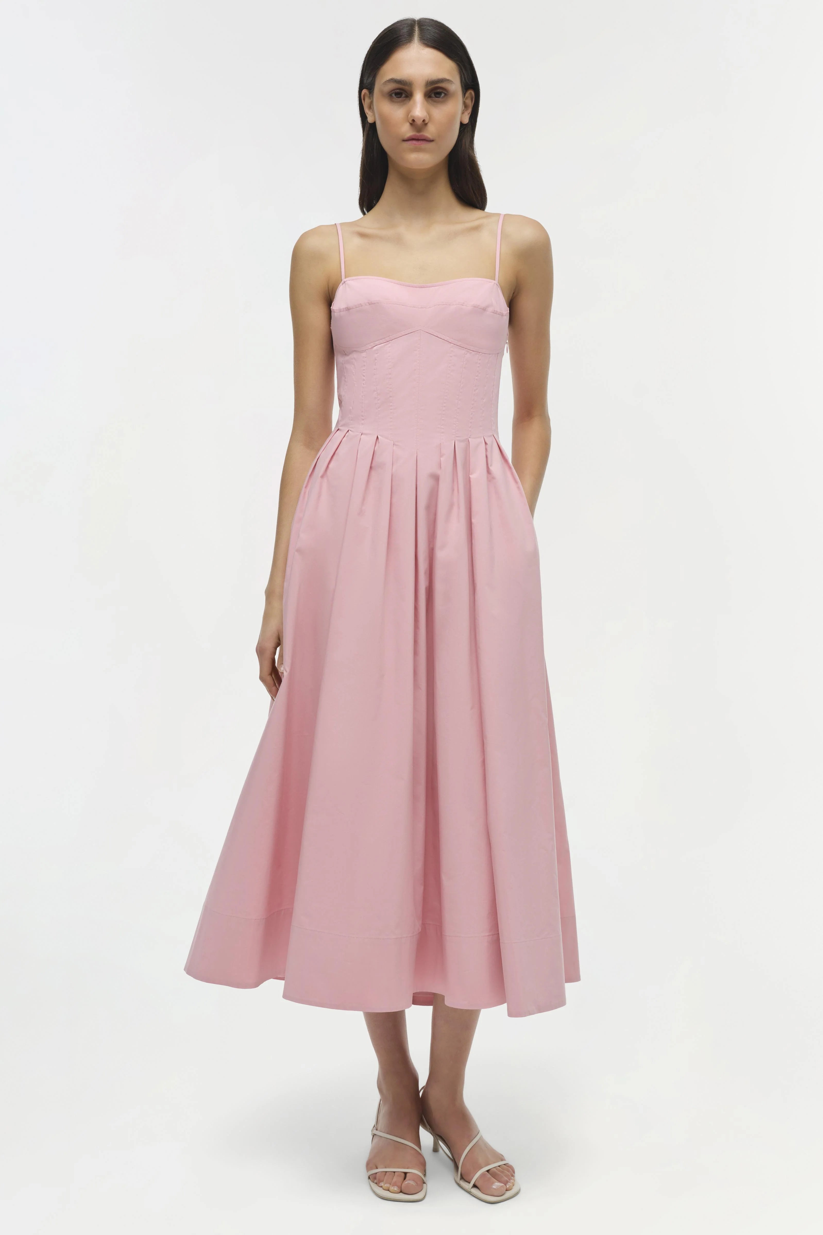 Simkhai Kittiya Cotton Midi Dress