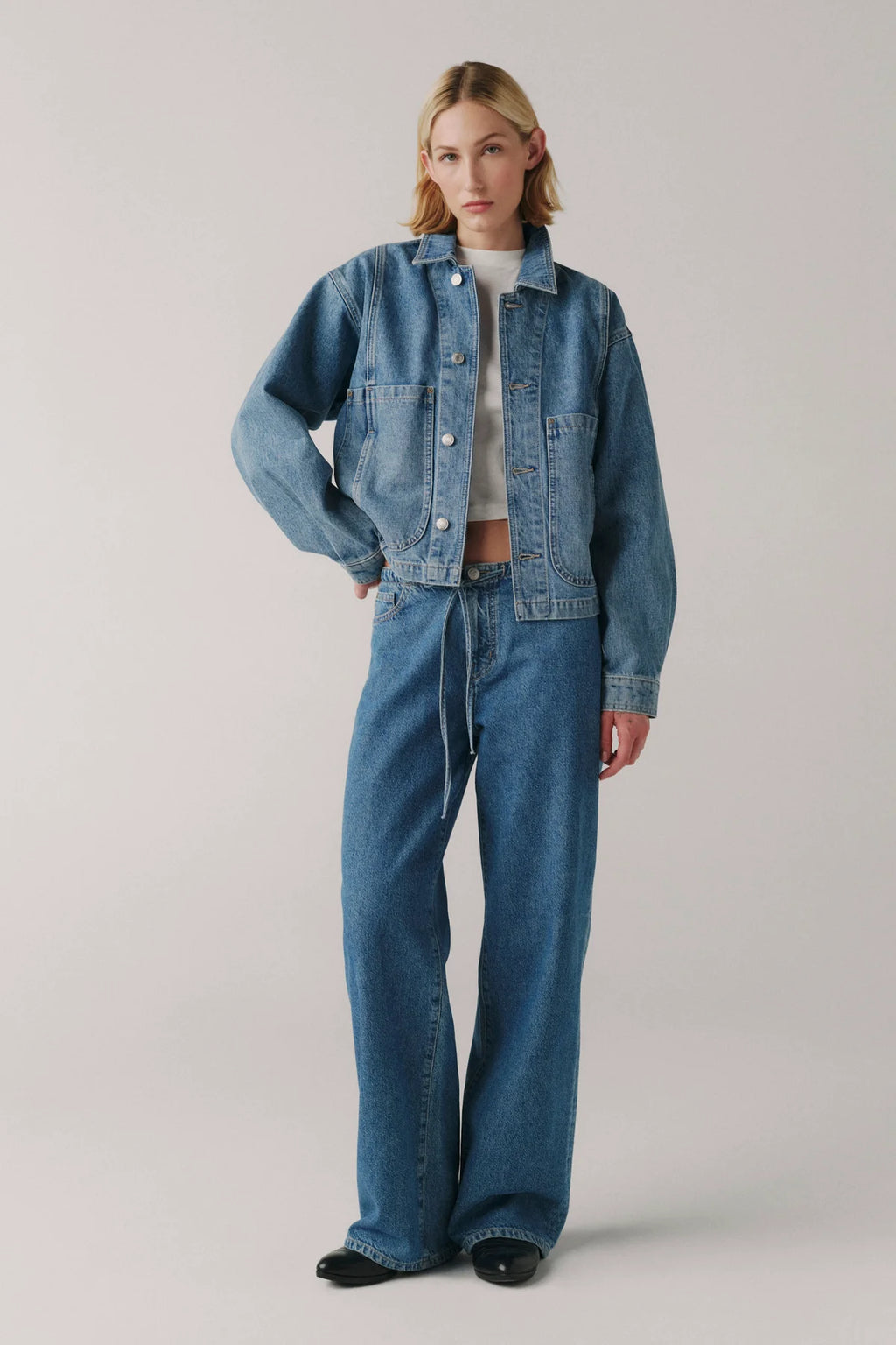 WARP + WEFT JEAN JACKET