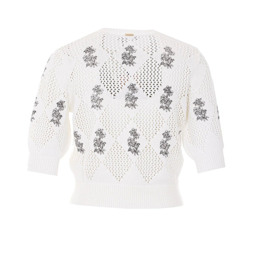 Twinset Embroidered Detailed Knitted Top